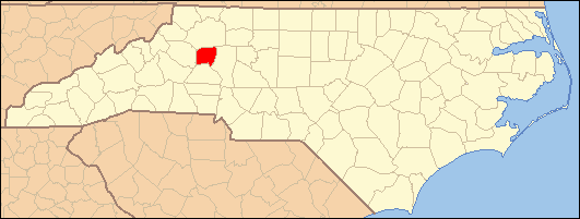 Map — Alexander County