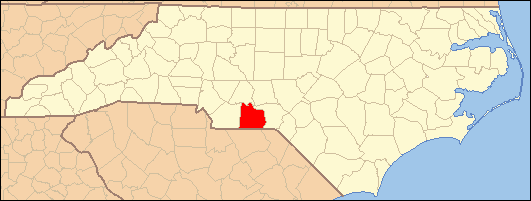 Map — Anson County