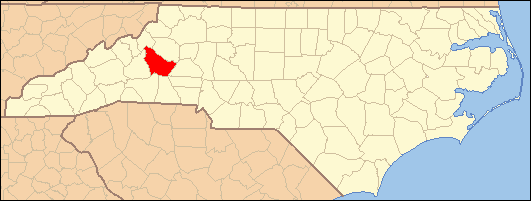 Map — Burke County