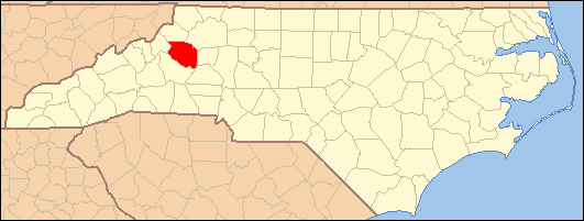 Map — Caldwell County