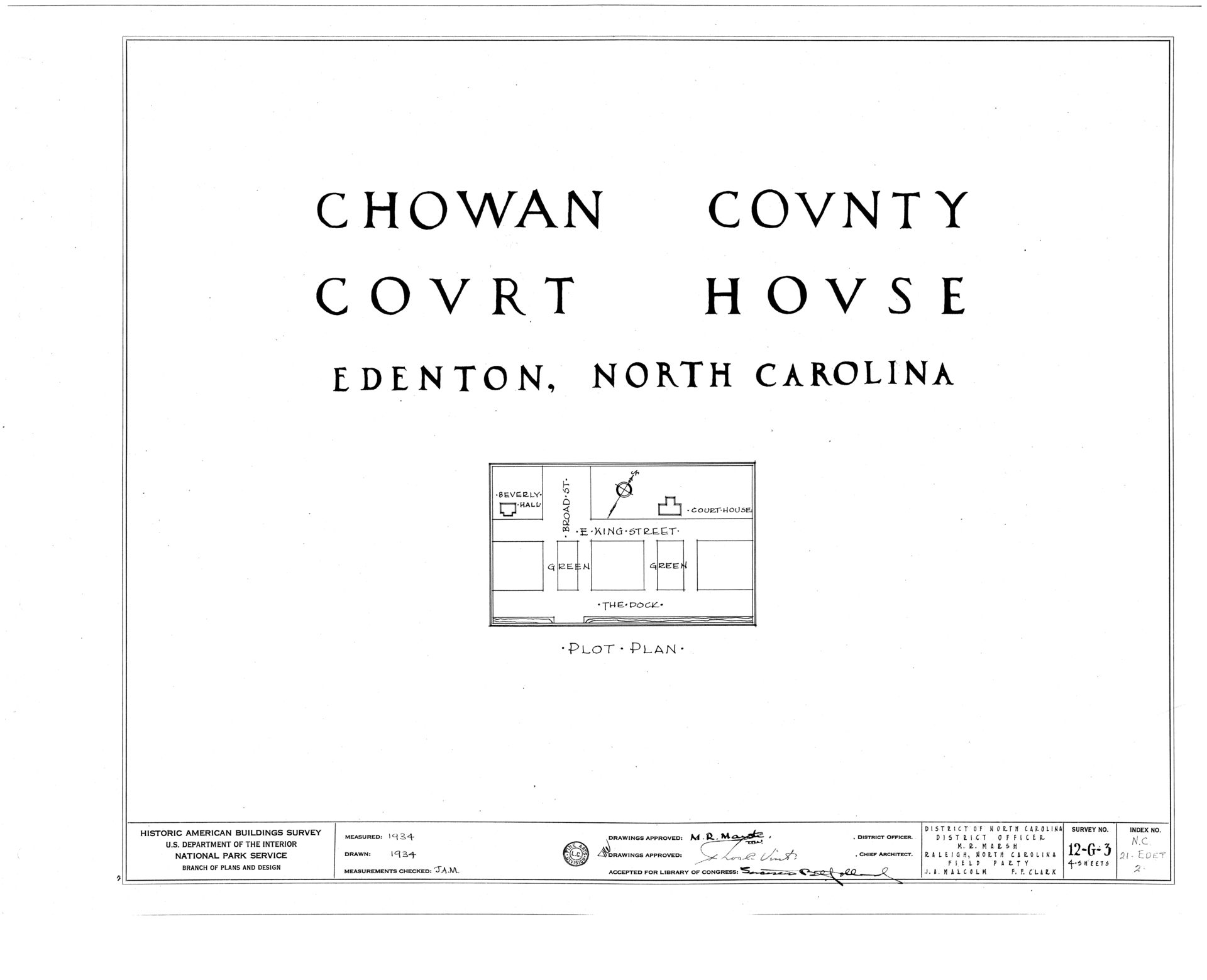 Courthouse — Chowan County