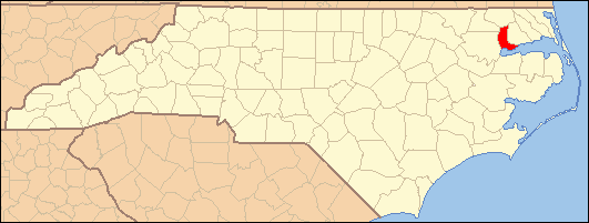 Map — Chowan County