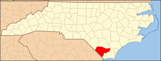 Map — Columbus County