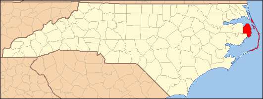 Map — Dare County