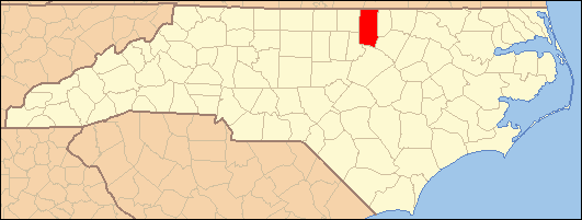 Map — Granville County