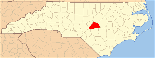 Map — Harnett County