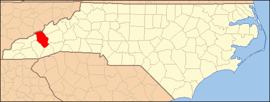 Map — Haywood County