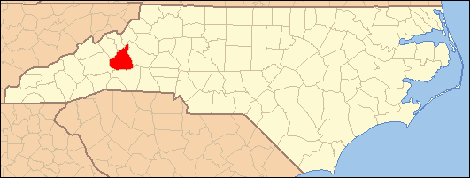 Map — McDowell County