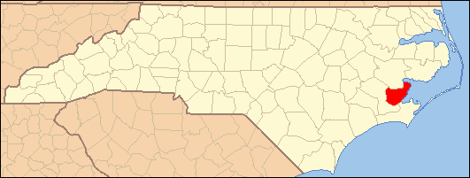 Map — Pamlico County