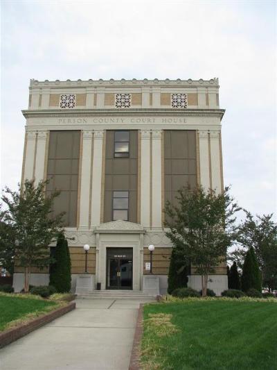 Courthouse — Person County