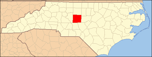Map — Randolph County