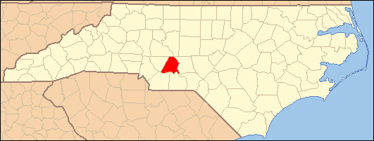 Map — Stanly County