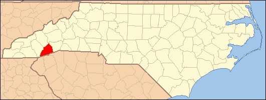 Map — Transylvania County