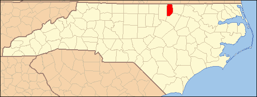 Map — Vance County