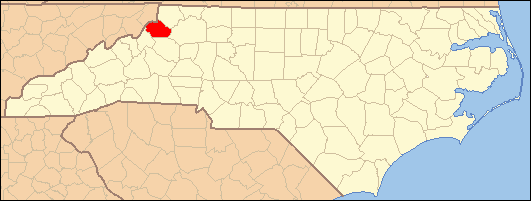 Map — Watauga County