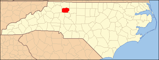 Map — Yadkin County