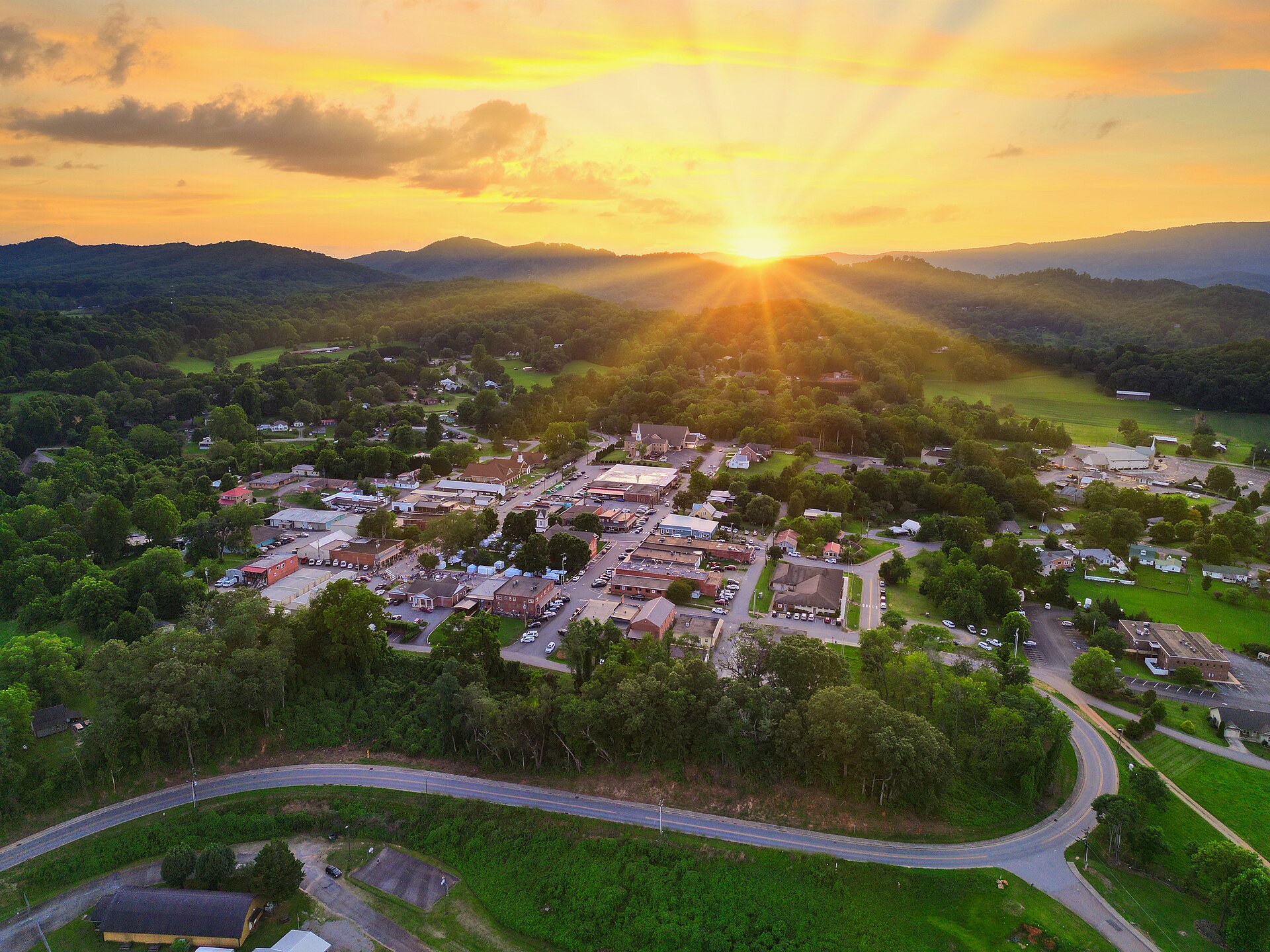 Historic view — Hayesville, Clay County