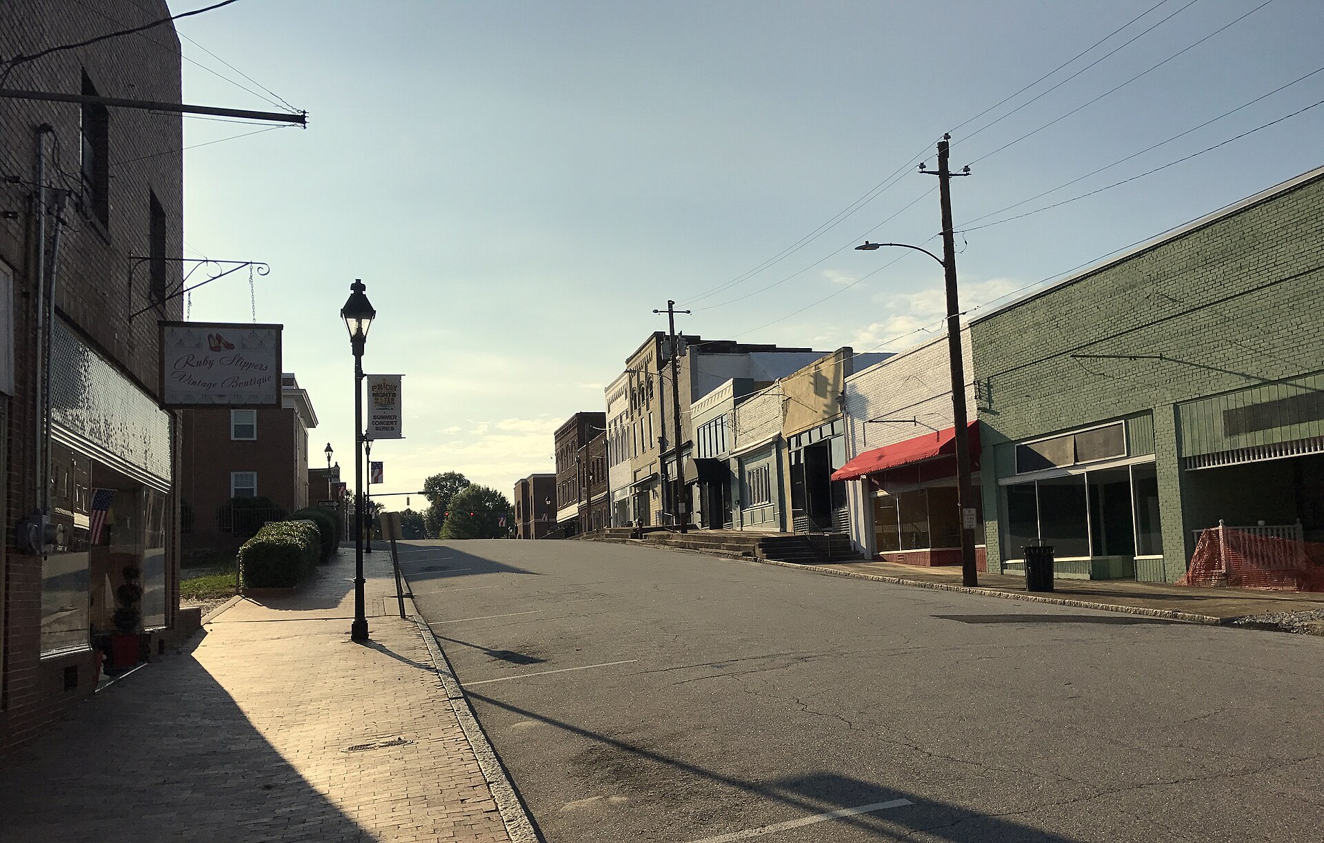 Historic view — Louisburg, Franklin County