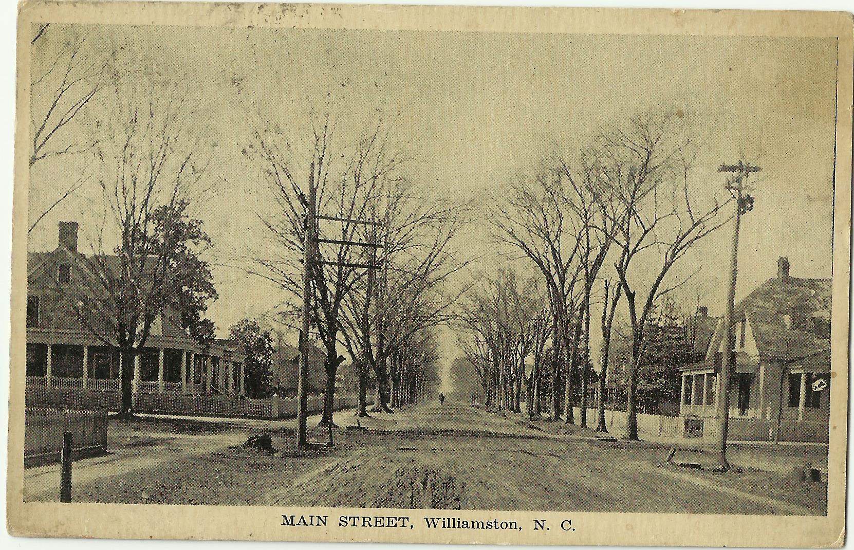 Historic view — Williamston, Martin County