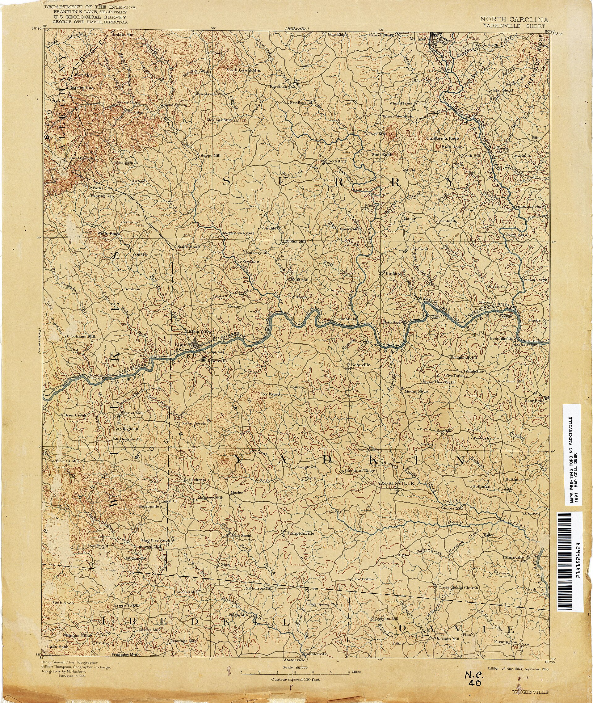 Historic view — Yadkinville, Yadkin County